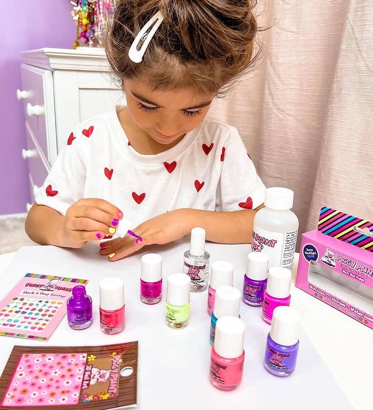 Piggy Paint - Neon Box Set Non-Toxic Kids Nail Polish