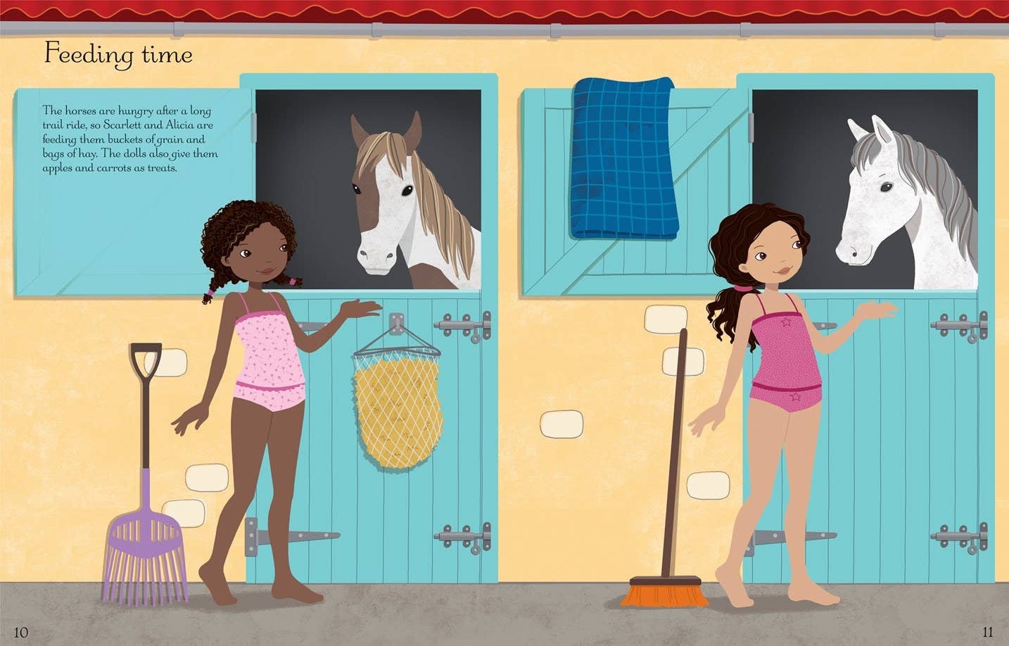 HarperCollins - Sticker Dolly Dressing At the Stables: Usborne