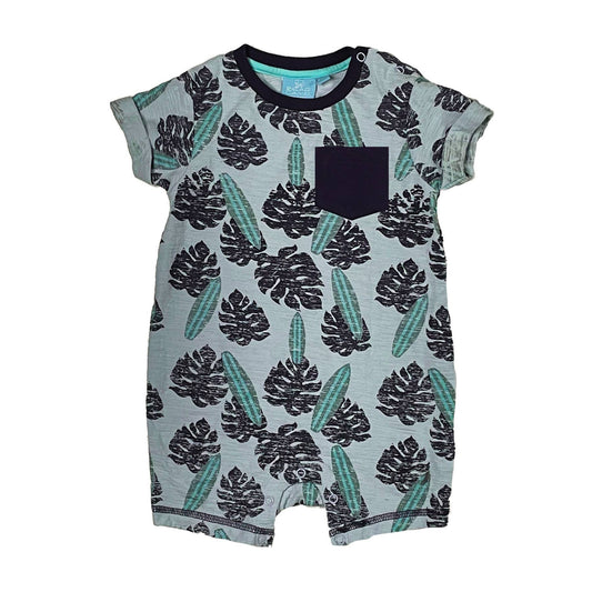 Landen Surf Palm Pocket Tee and Romper - Baby & Toddler