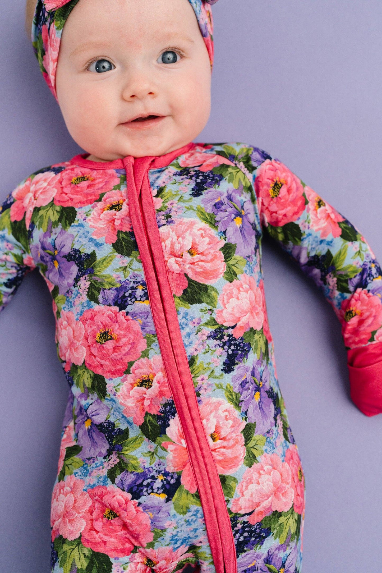 Little One Shop - Peony Garden Bamboo Sleeper