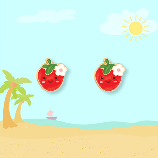 Girl Nation - You're Berry Cute Cutie Stud Earrings