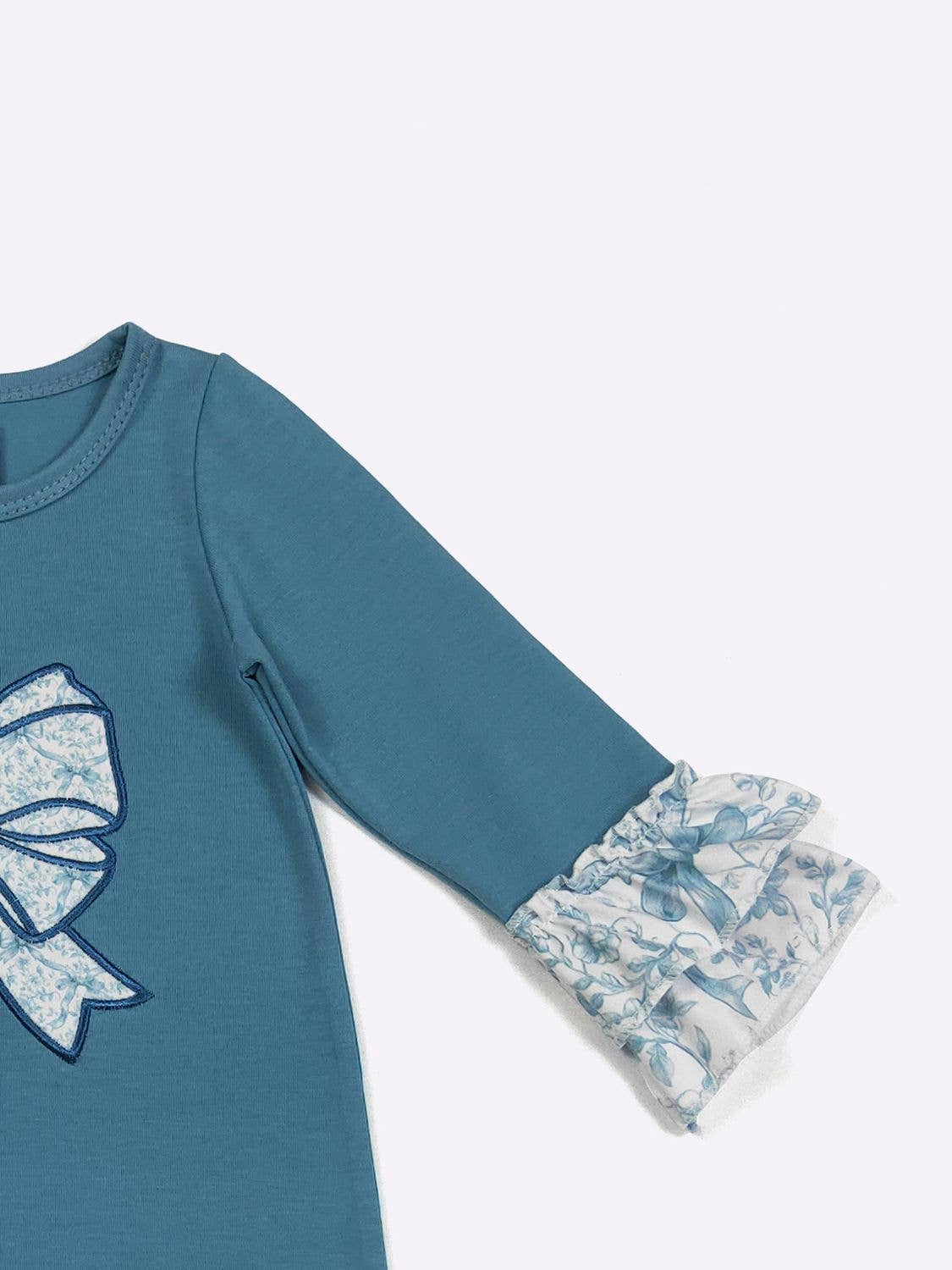 Clover Cottage - Bow Belle Baby Romper - Embroidery