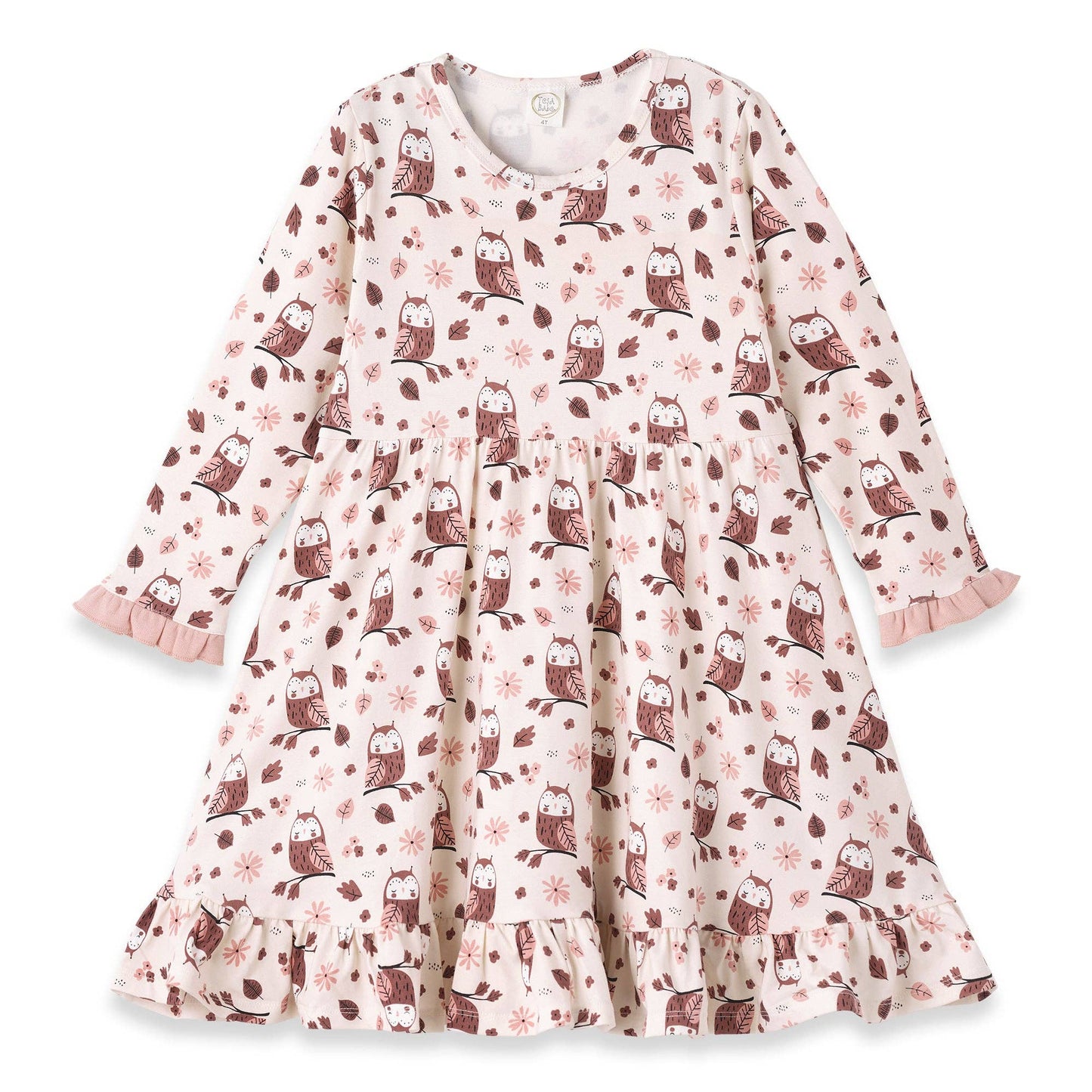 Tesa Babe - Baby Girl's Hootie Bamboo Twirl Dress