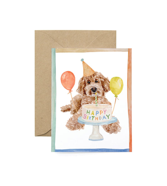 Birthday Dog Greeting Card