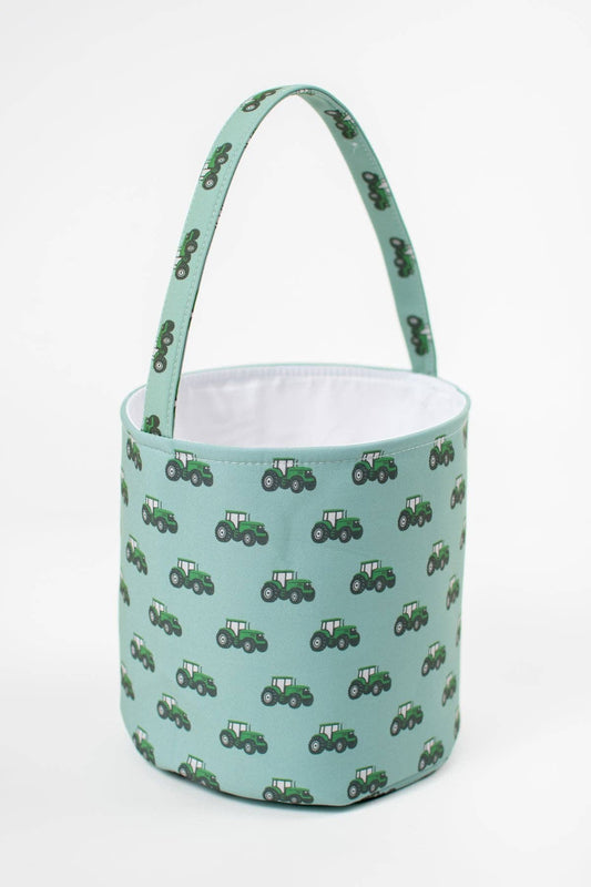 American Farm Company - Green Tractor Easter Basket