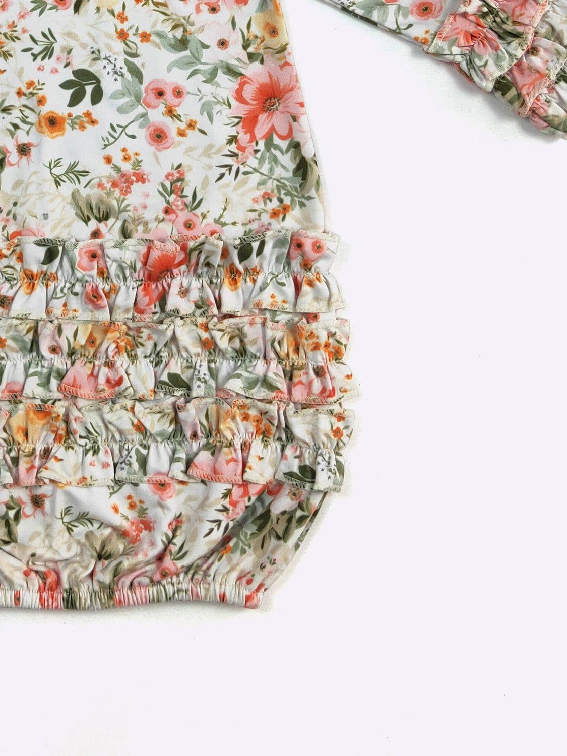 Peach Antique Baby Gown
