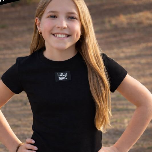 LM Kids Baby Doll Top - Black
