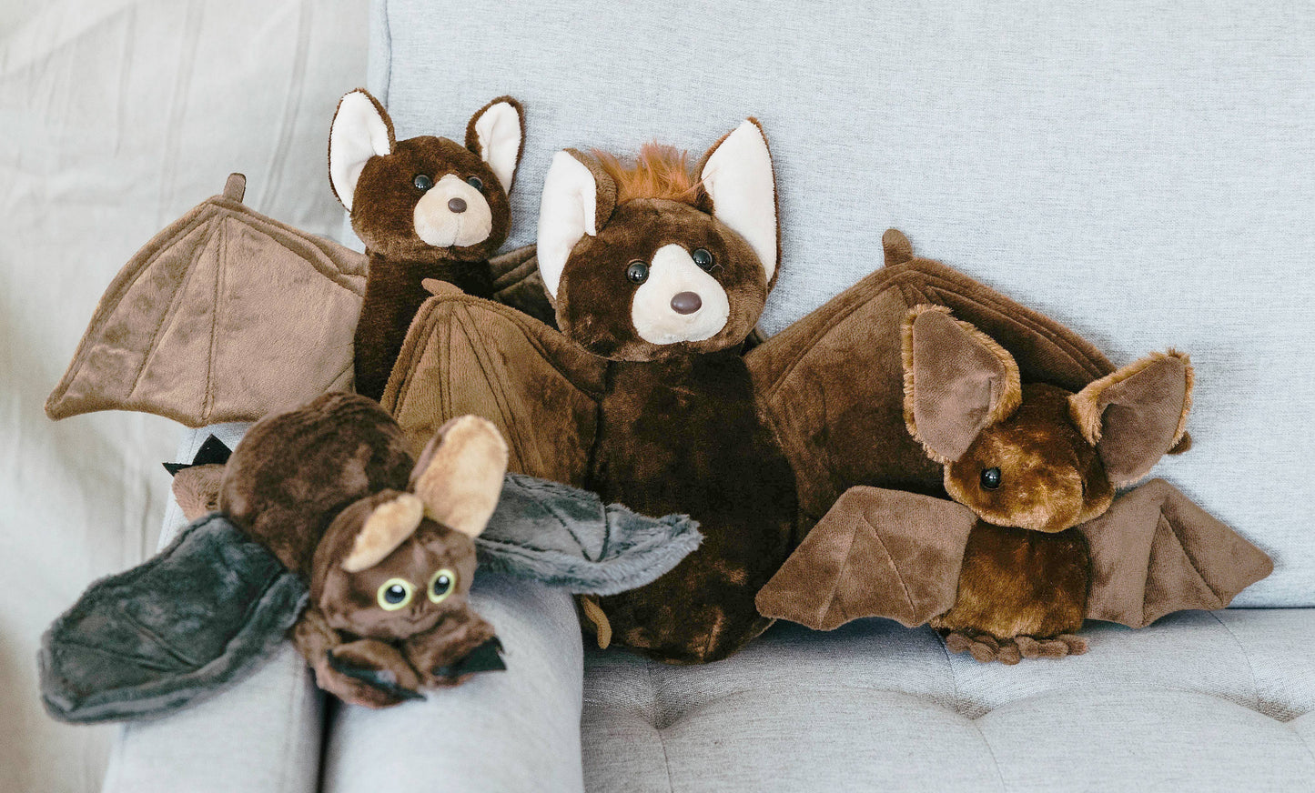 The Petting Zoo - 8" (13cm) Scoopz Bat Halloween Plush Toys