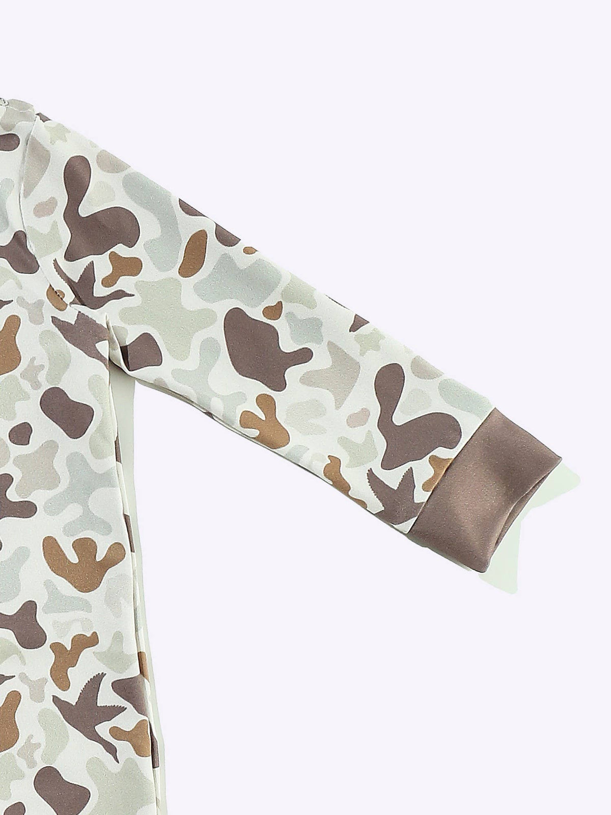 LS Muted Camo Boy Romper