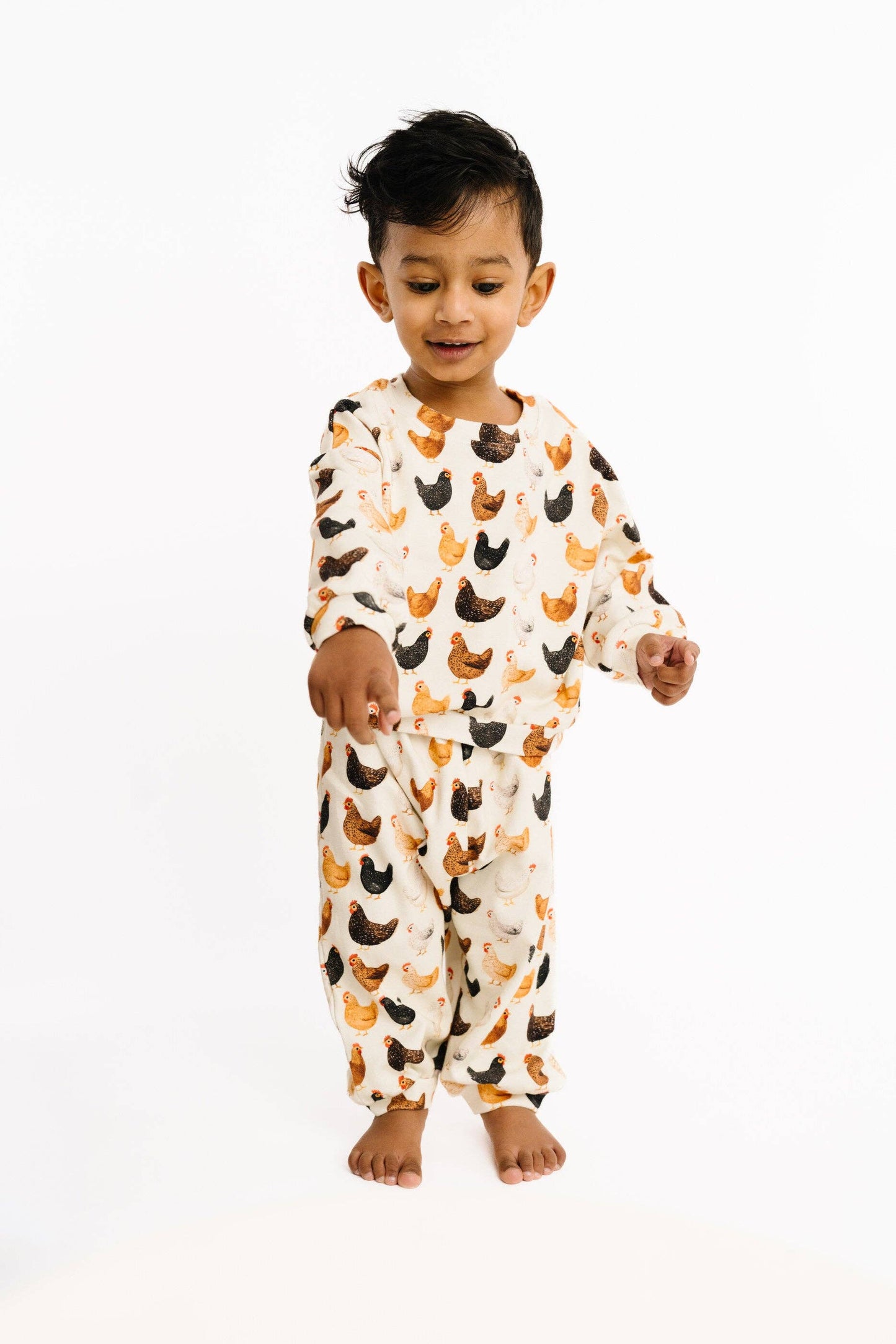 Little One Shop - Backyard Chickens Sweatsuit