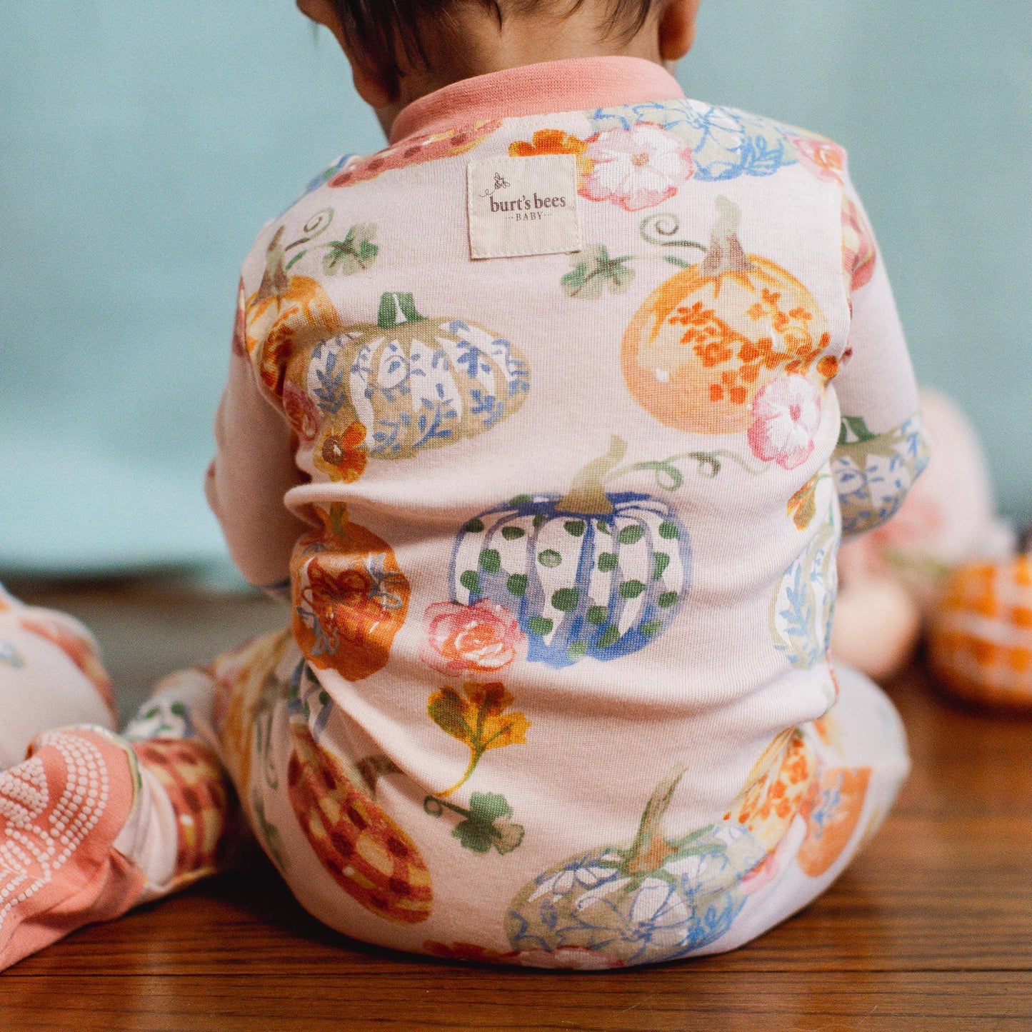 Burt's Bees Baby - Prettiest Pumpkins Organic Cotton Sleeper Footed