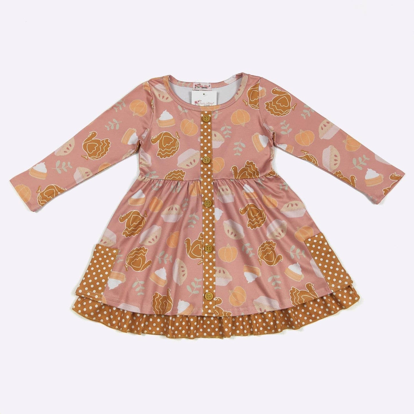 Clover Cottage - Thanksgiving Favorites Girls Dress