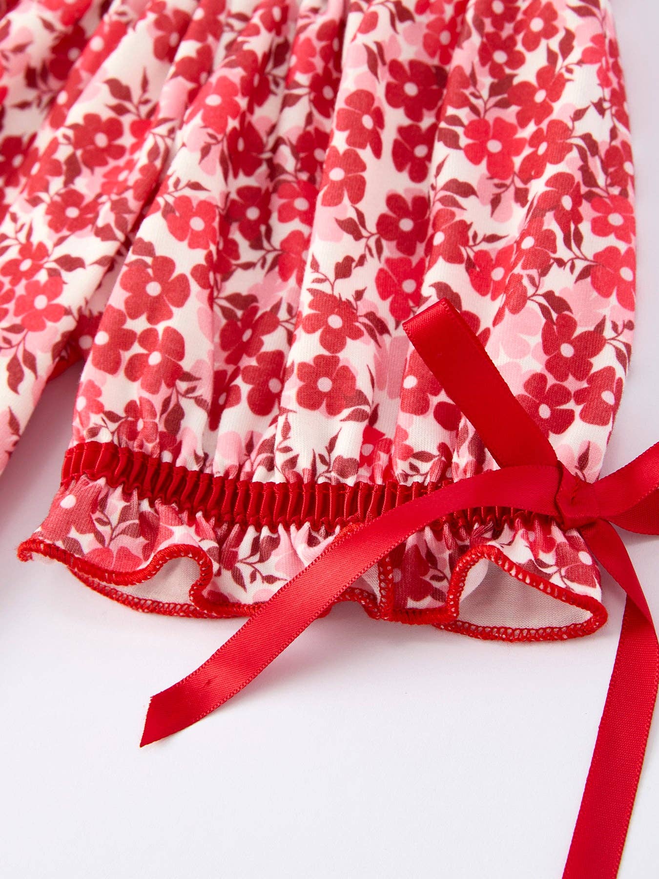 Rylee Faith Designs - Valentine's Day "BE ❤ MINE" Embroidered Floral Girls' Dress