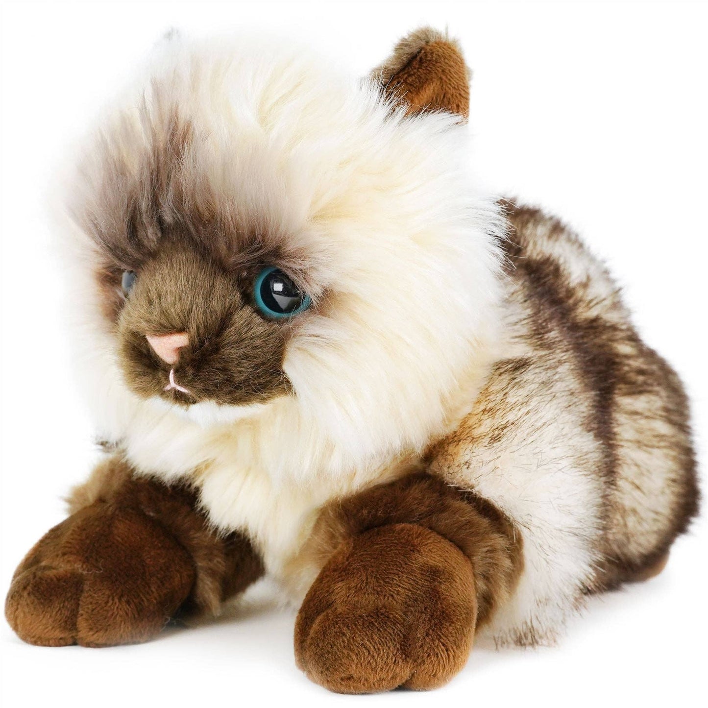 VIAHART Toy Co. - Snowy the Ragdoll Cat | 12 Inch Stuffed Animal Plush