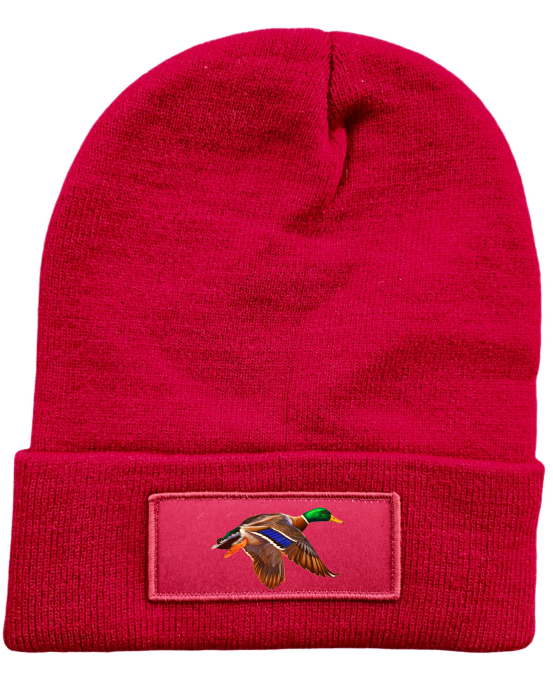 Flying Mallard Duck Winter Beanie Hat
