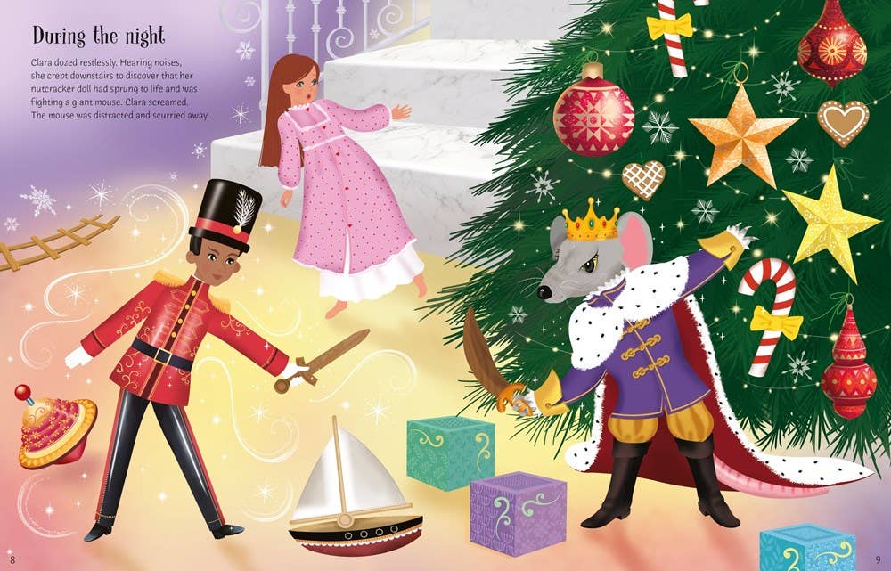 HarperCollins - Sticker Dolly Dressing The Nutcracker : Usborne