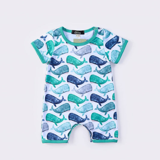 Whale Boy Romper