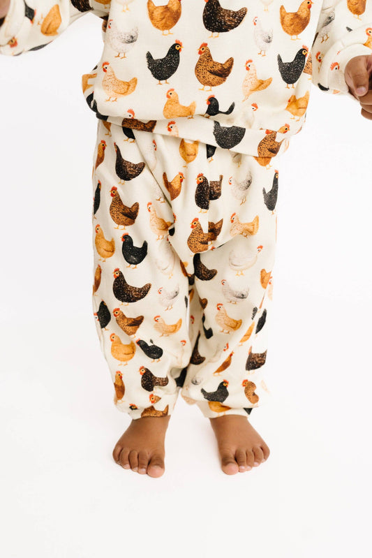 Little One Shop - Backyard Chickens Sweatsuit