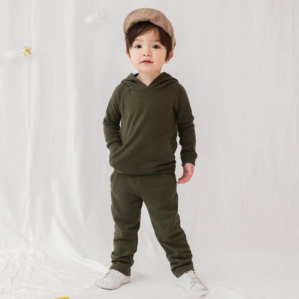 Bengdi Hoodie Khaki- Hoodie & Pants Set