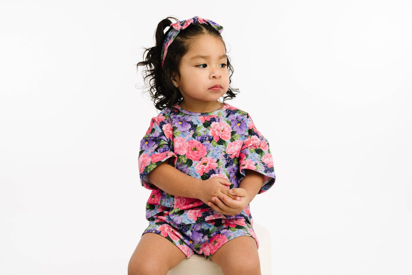 Little One Shop - Peony Garden Slouchy Set