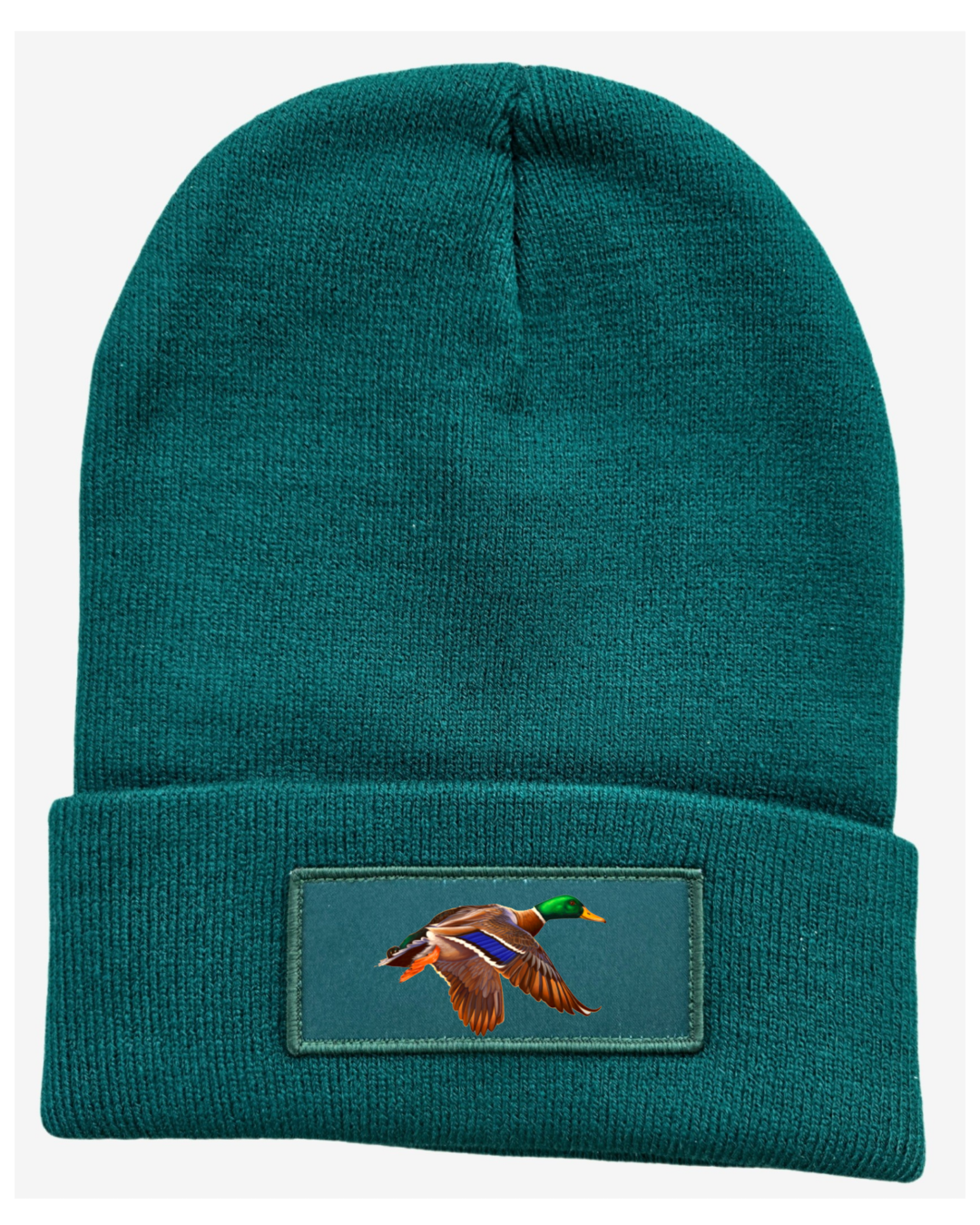 Flying Mallard Duck Winter Beanie Hat