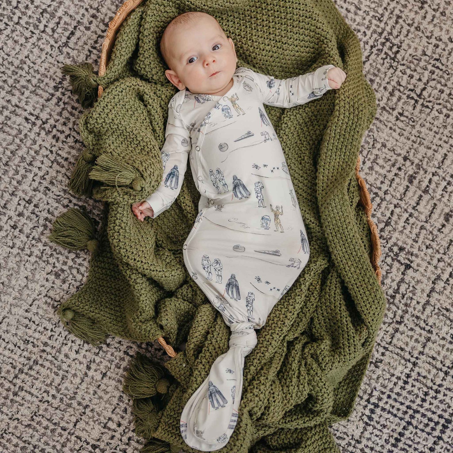 Copper Pearl - Newborn Knotted Gown - Tatooine