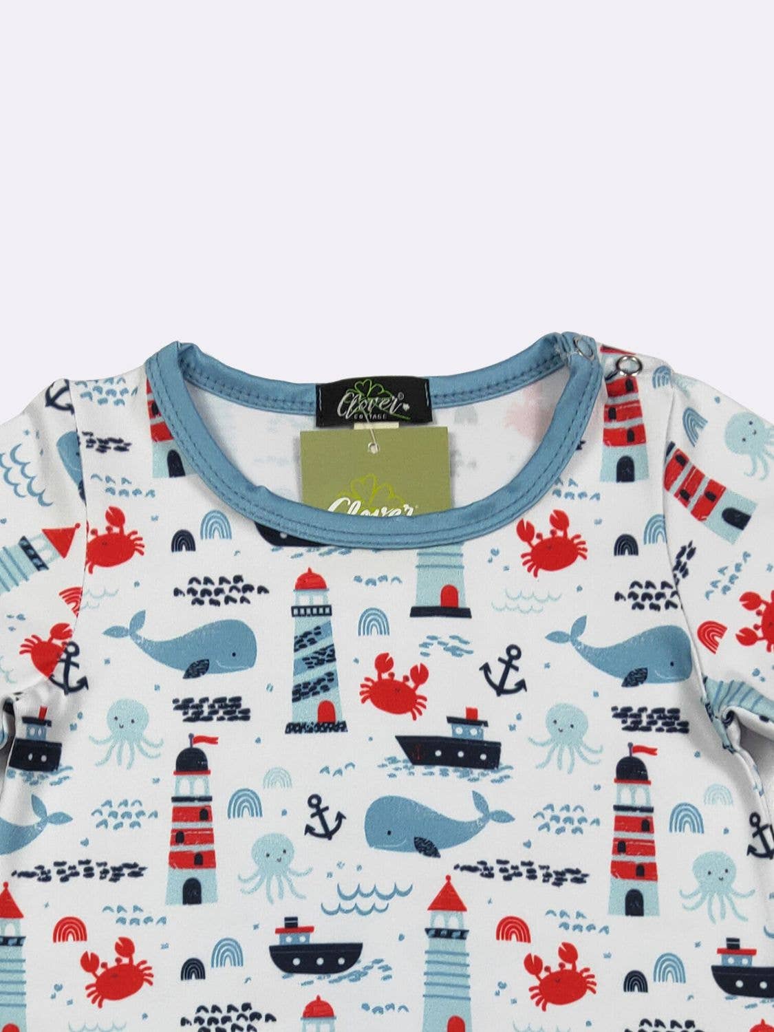 Clover Cottage - Nautical Boy Romper