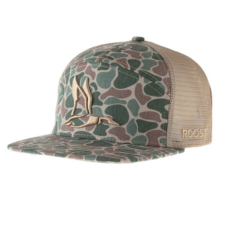 Buck Wild Branding - Youth Roost Camo Hi-Profile 3D Puff Duck Hat (RH-R-11Y)