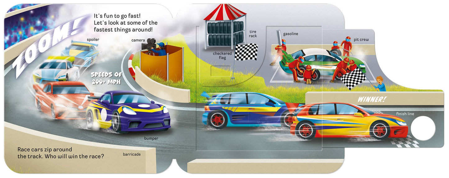 Cottage Door Press - Peek-a-Flap Zoom Interactive Board Book