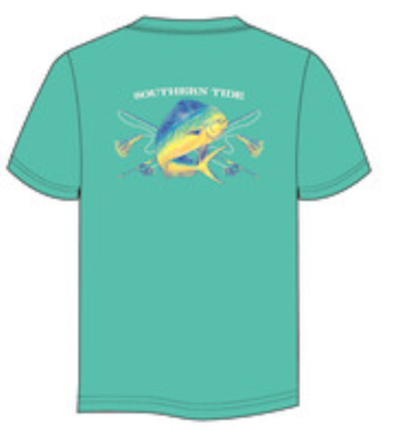 Southern Tide - Y SS Mahi Deep Sea Fishing Tee