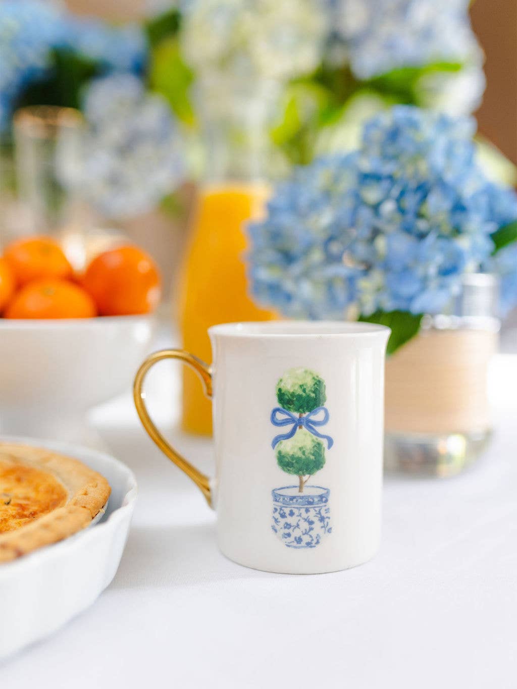 Gold Handle Mug | Topiary