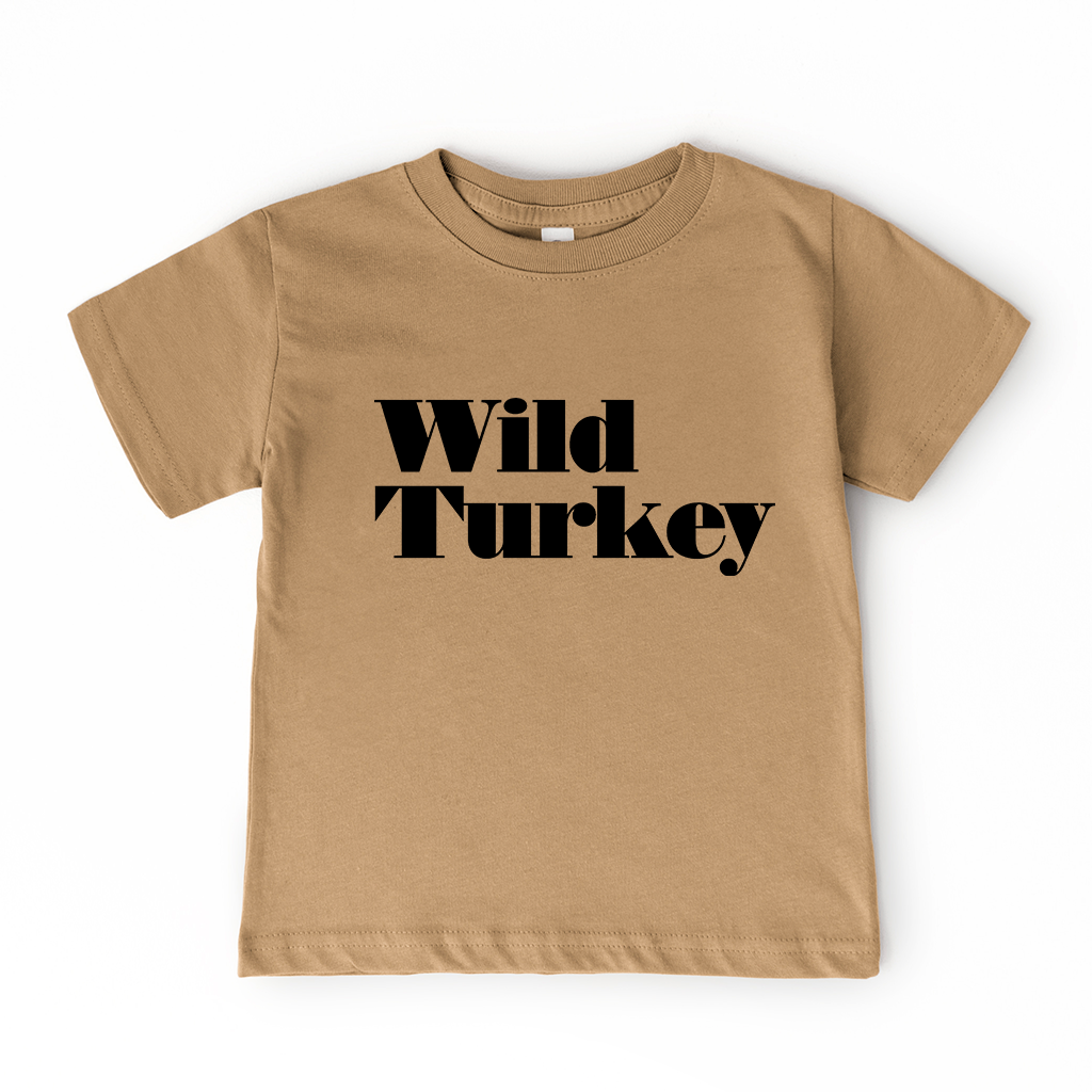 Holland Ave Clothing - Wild Turkey | Kids Fall + Thanksgiving Graphic Tee