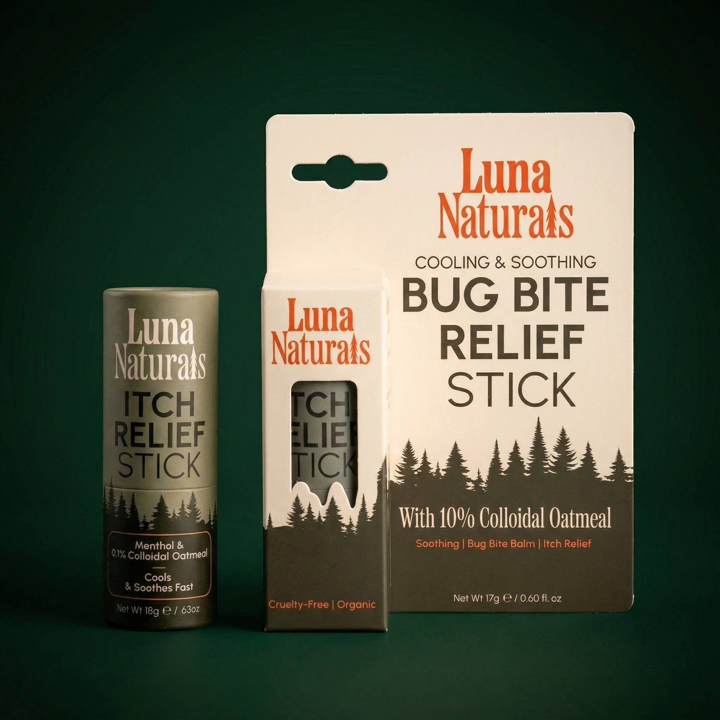 Luna Naturals - Anti-Itch Balm | Menthol & Colloidal | 1 Pack - 18g