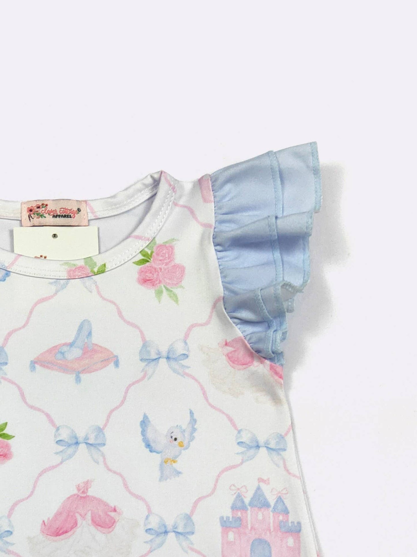 Glass Slipper Baby Romper