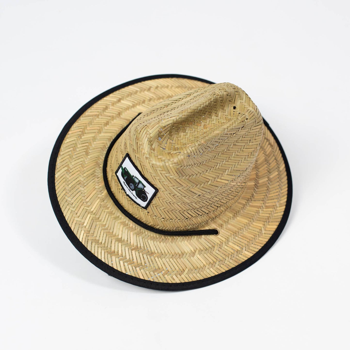 American Farm Company - Summer Green Tractor Kids Straw Hat