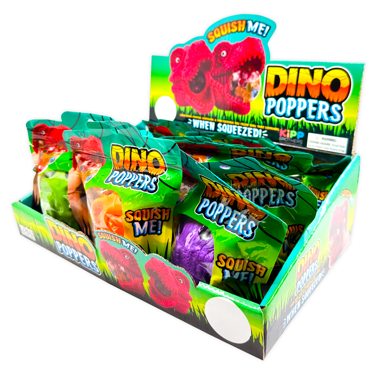 So Much Fun! Squishy Fidget Dino Poppers -