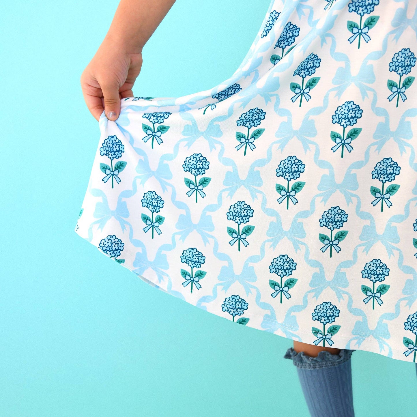 Savannah TUTU DRESS Bamboo Floral Kids Clothes