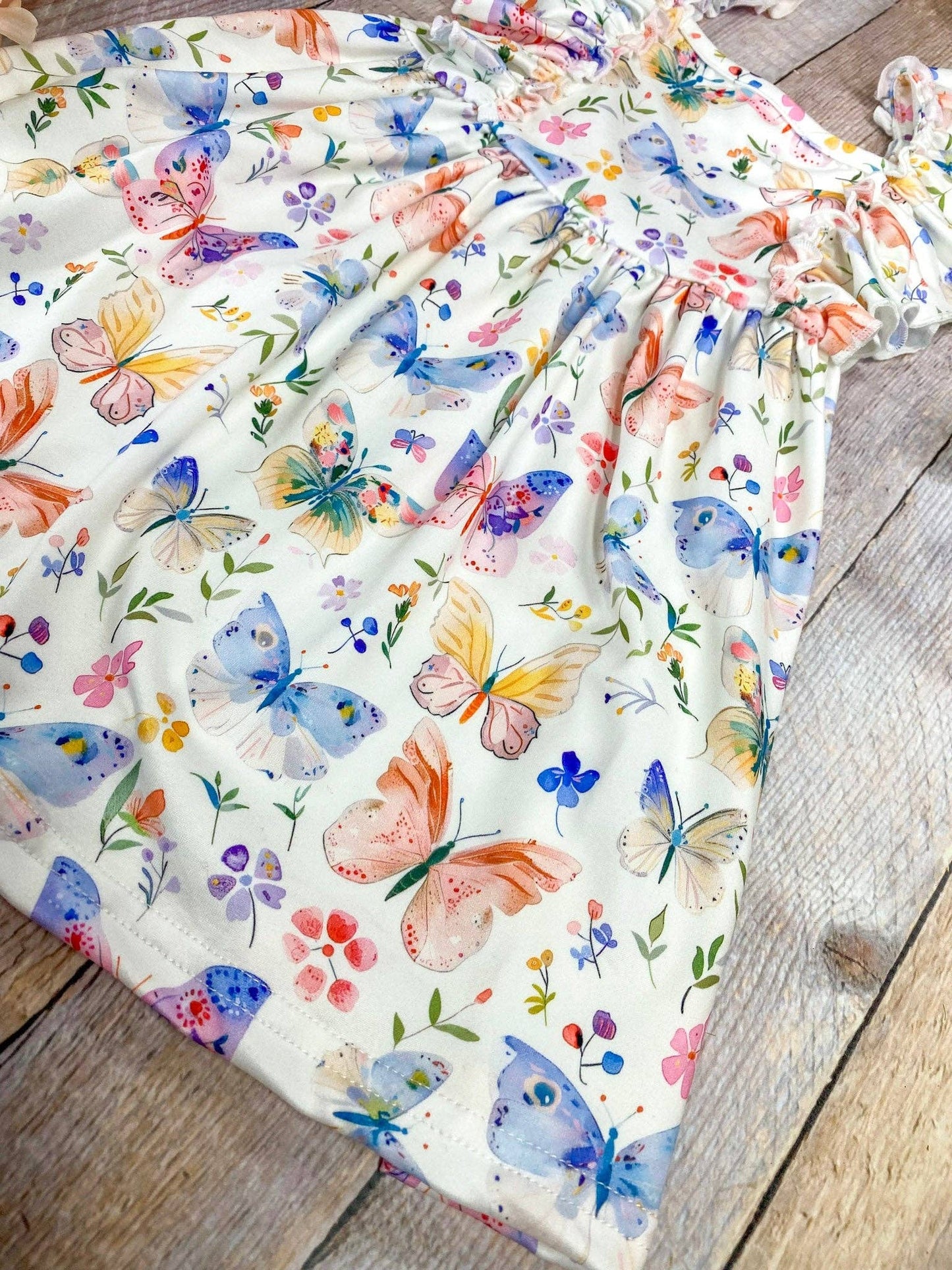 The Hair Bow Company - Girls Butterfly Garden Twirl Dress