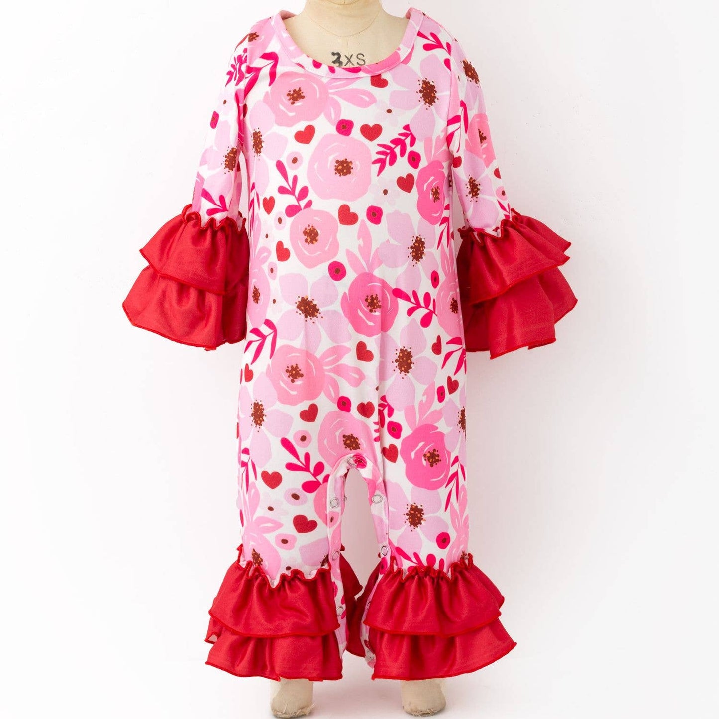 Cherry Poppy Baby Romper