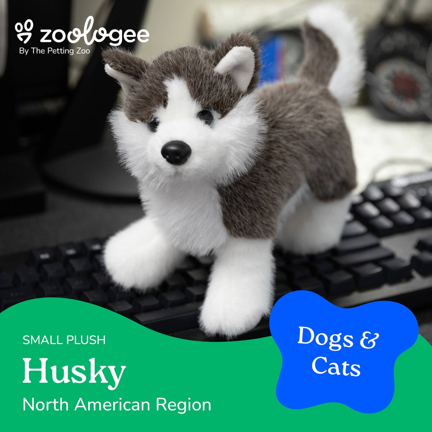 The Petting Zoo -  New Husky Dog Small 8" (20cm)