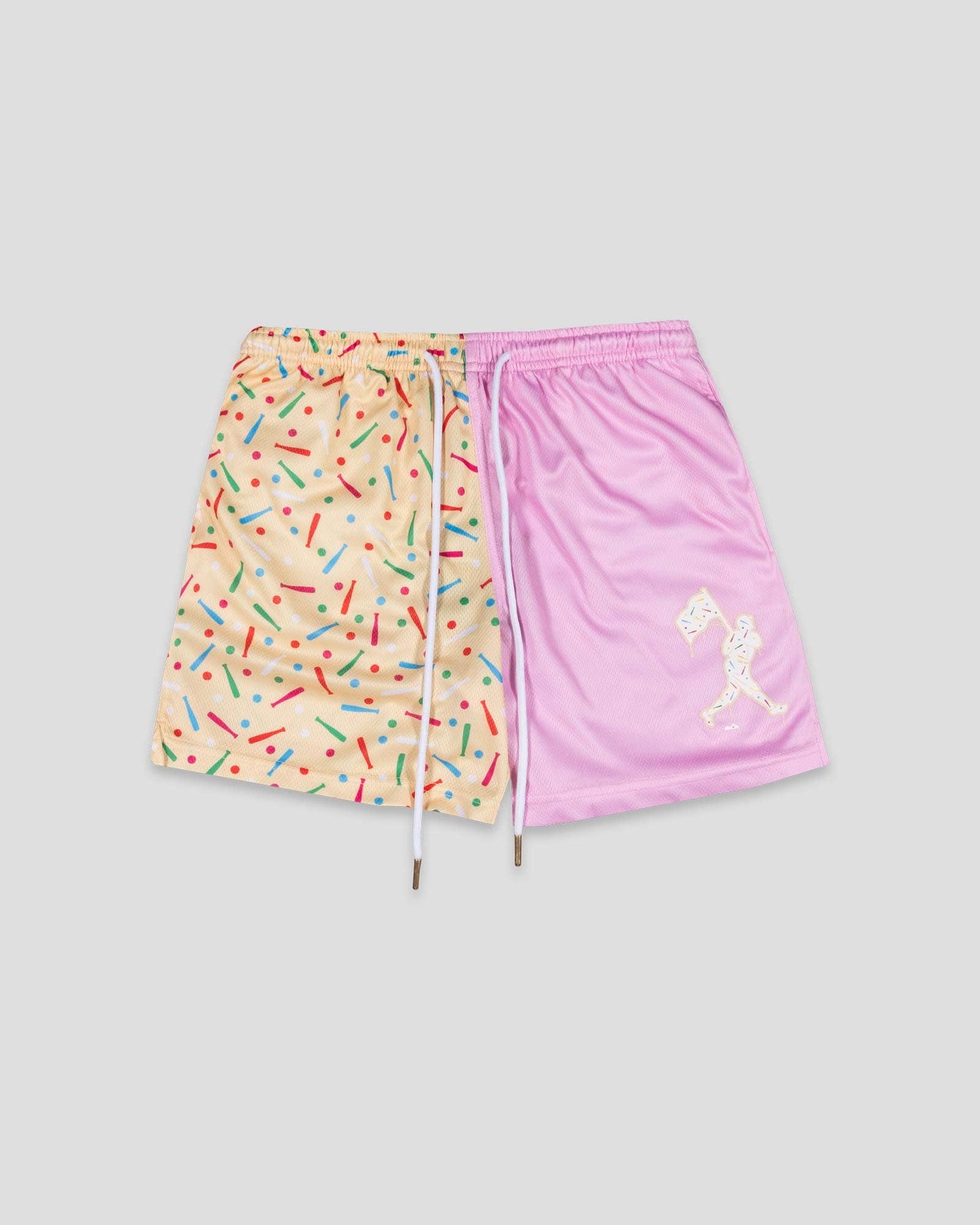 Baseballism - Batter Up Bakery Confetti Cupcake Diamond Air Mesh Shorts - Youth