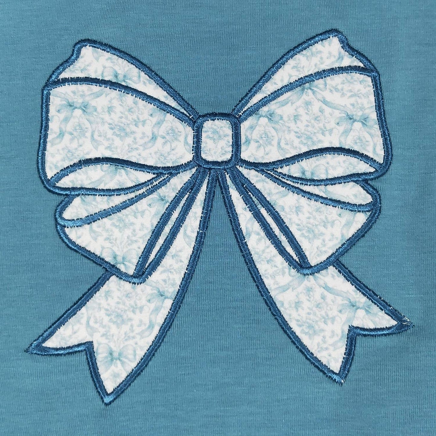 Clover Cottage - Bow Belle Baby Romper - Embroidery