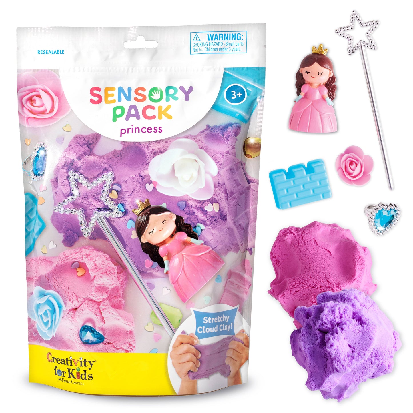 Sensory Pack Princess On the Go Play Set for Kids