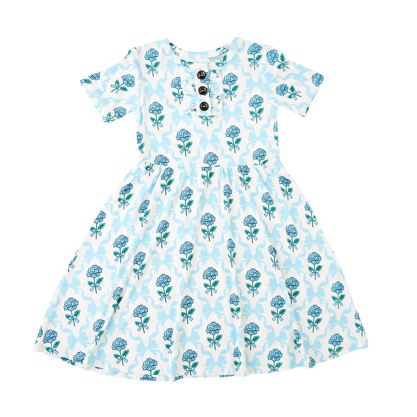 Savannah TUTU DRESS Bamboo Floral Kids Clothes
