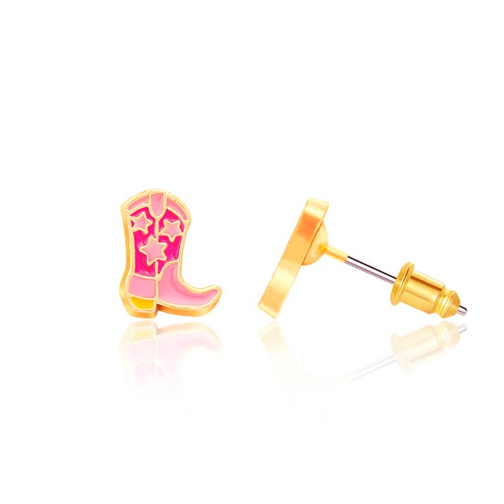 Girl Nation - Boot Scootin' Cutie | Western Cowgirl Stud Earrings
