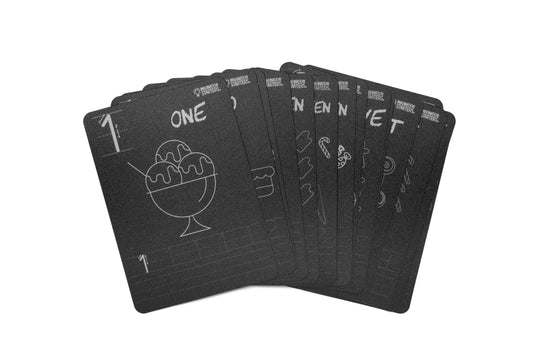 Reusable Coloring Numbers Flashcard