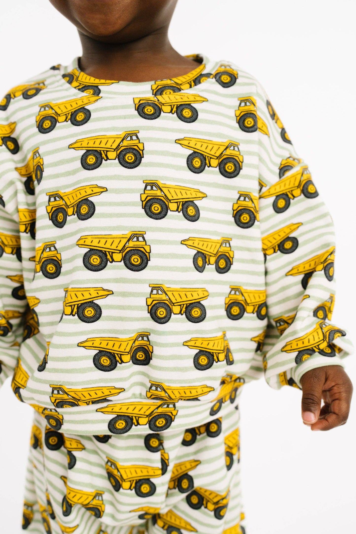 Little One Shop - Dump Trucks Sweatsuit