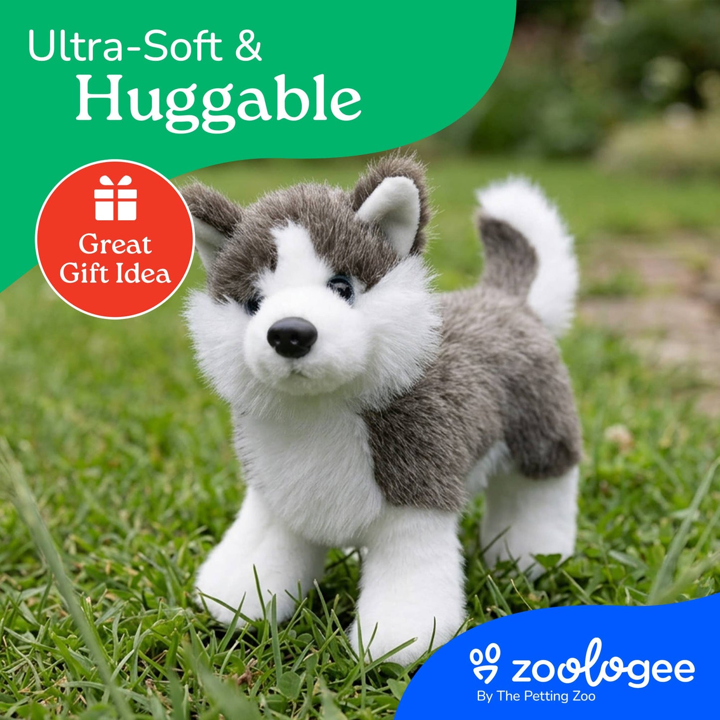 The Petting Zoo -  New Husky Dog Small 8" (20cm)