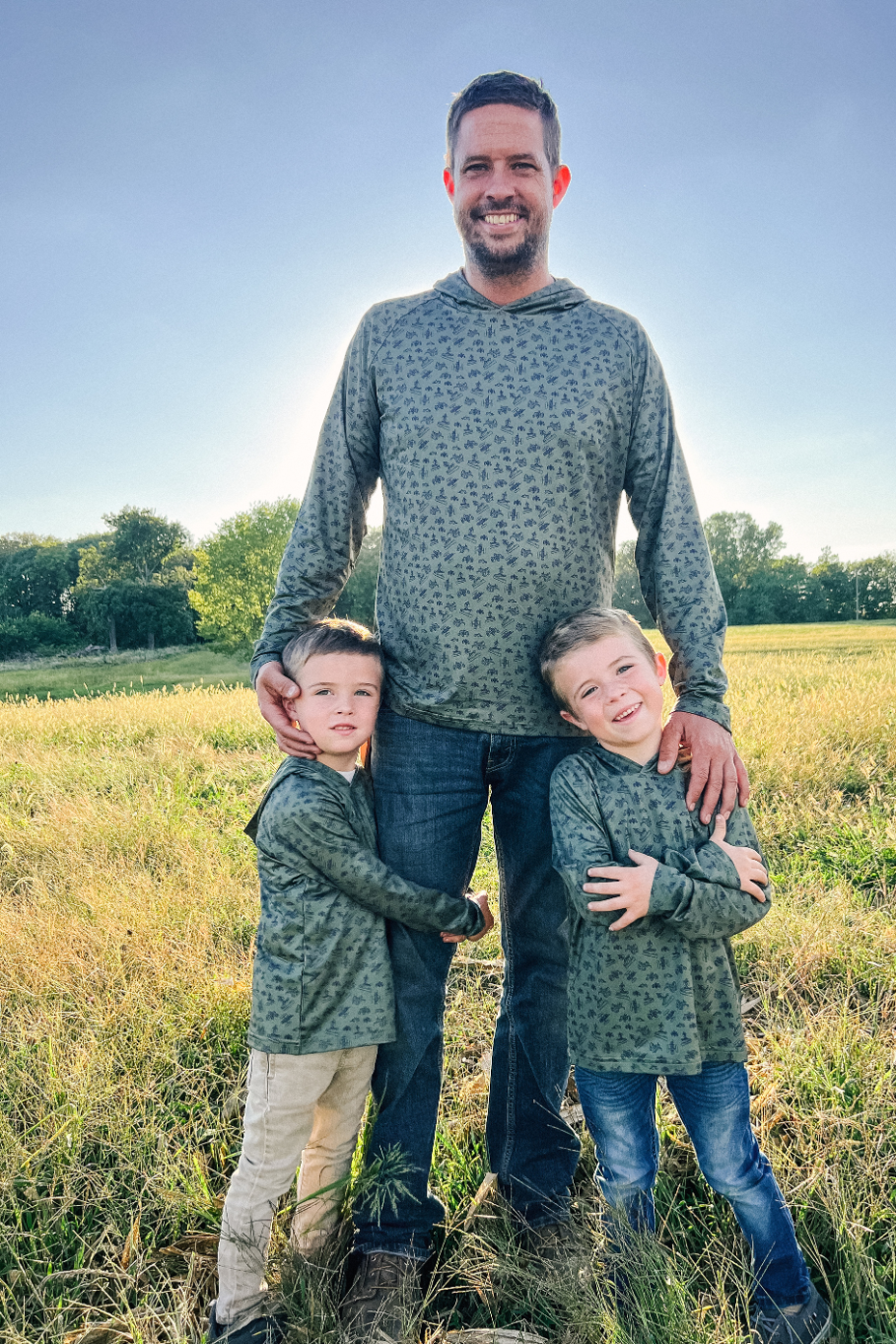 Diesel Drip Kid's Performance Hoodie in Green