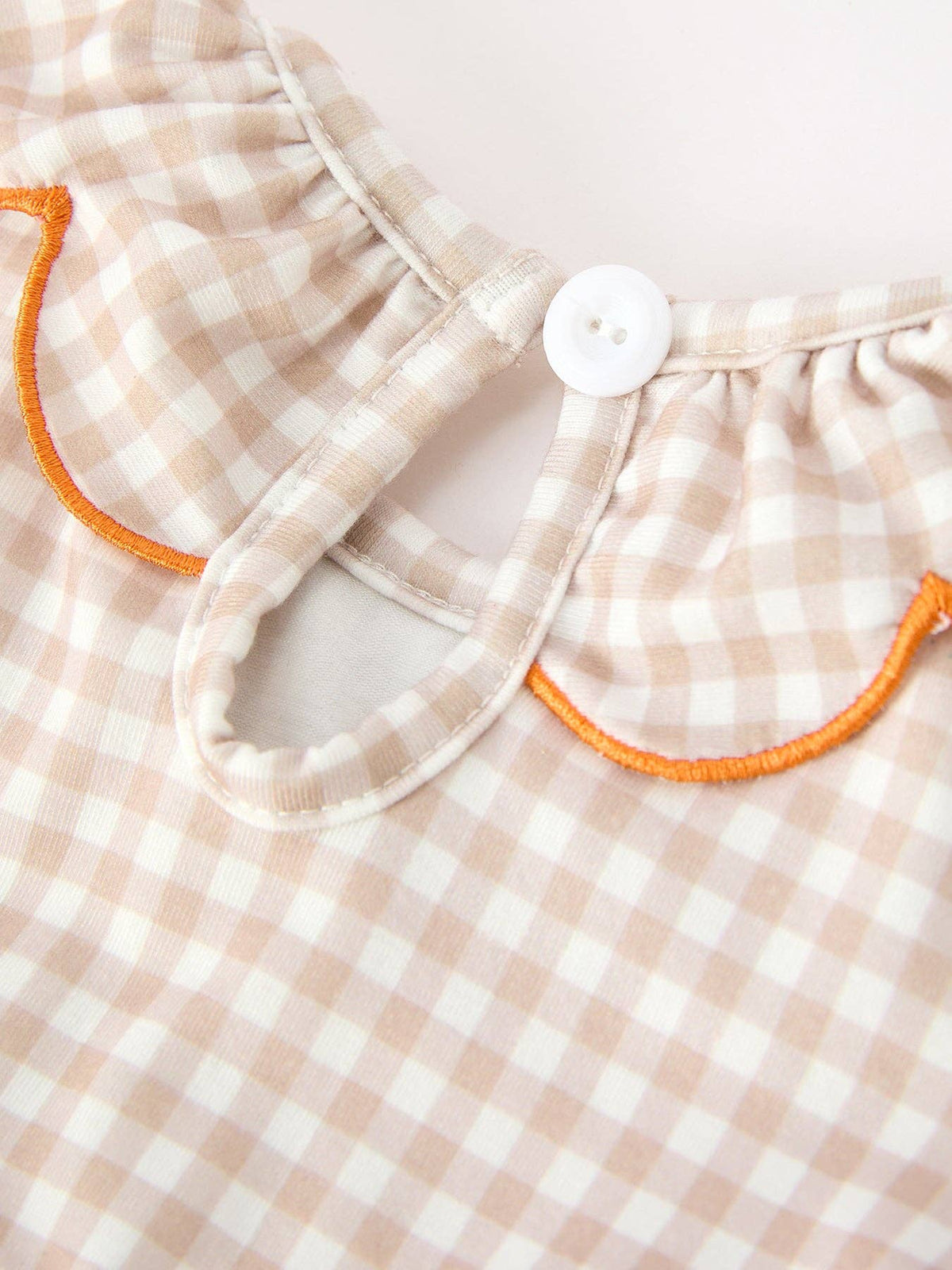 Thanksgiving Smocked Girls Dress Bloomer Set